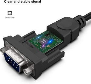BENFEI USB-シリアル1.8メートル、USB-RS-232オス (9ピン) DB9シリアルケーブル、Win1/10/8.1/8/7、Mac OS X 10.6以降
