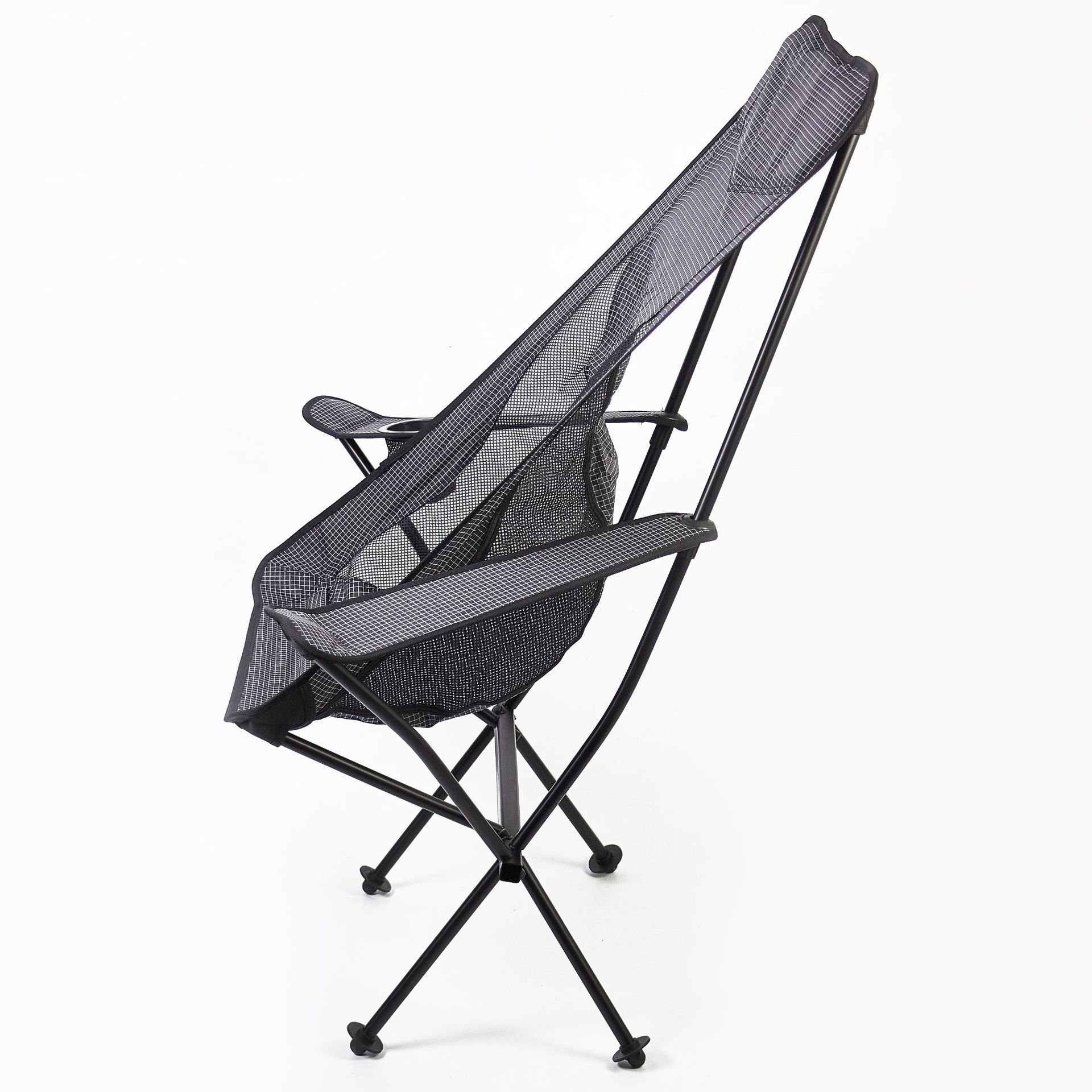 Armchair with armrests-aluminum