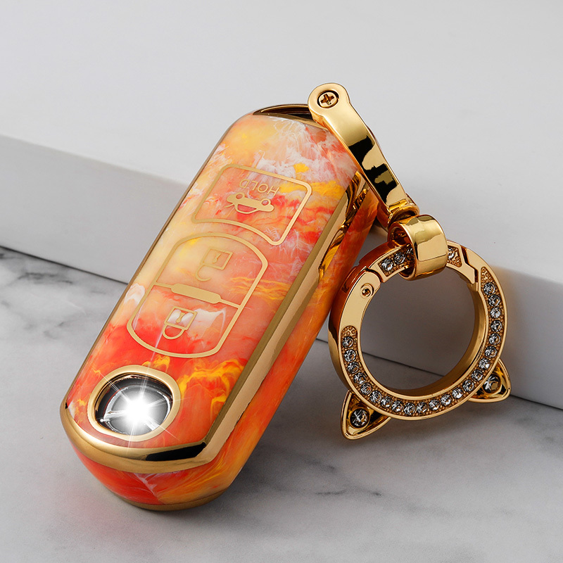3 Button Yellow+Key Ring
