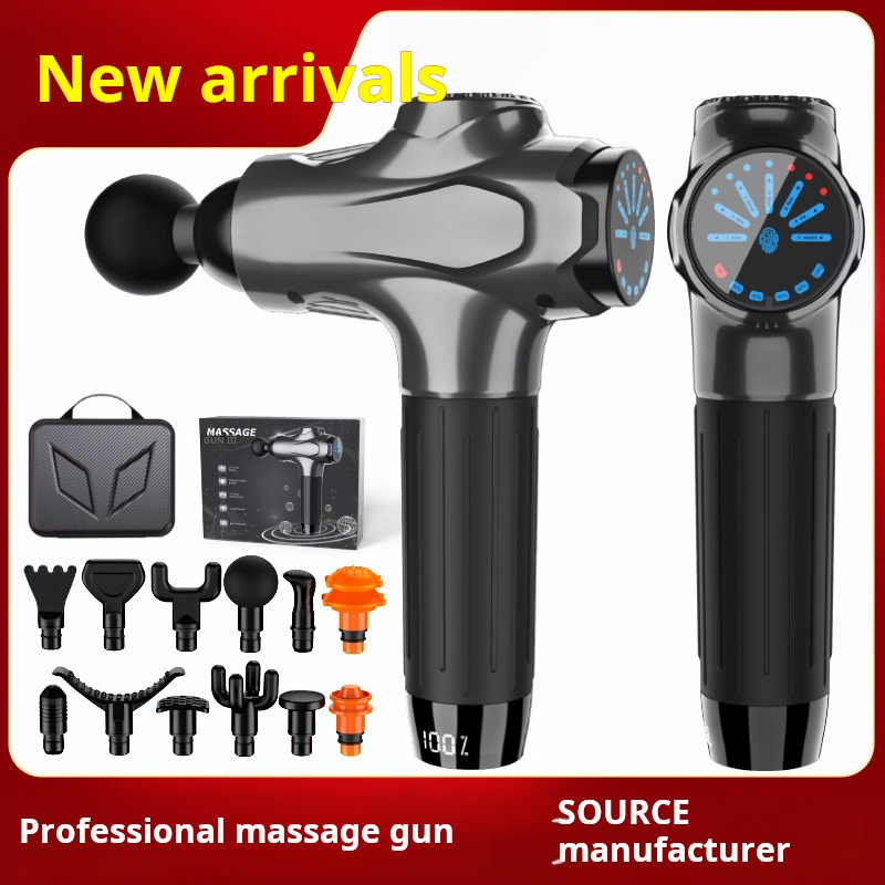 Pistolet de massage professionnel gris