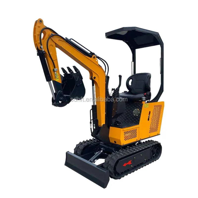 Envío gratis, oferta especial de alta calidad, miniexcavadora de 1,0 toneladas, miniexcavadora sobre orugas