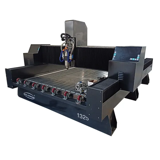 Igoldencnc 3 axis 4th sumbu 1325 batu cnc router 8x4 3d cnc batu mesin ukiran marmer granit batu jade