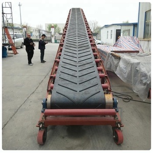 Barge boşaltma konveyör bant Reclaiming radyal istifleyici Mineral toplu taşıma konveyör istifleyici - Product Image 5