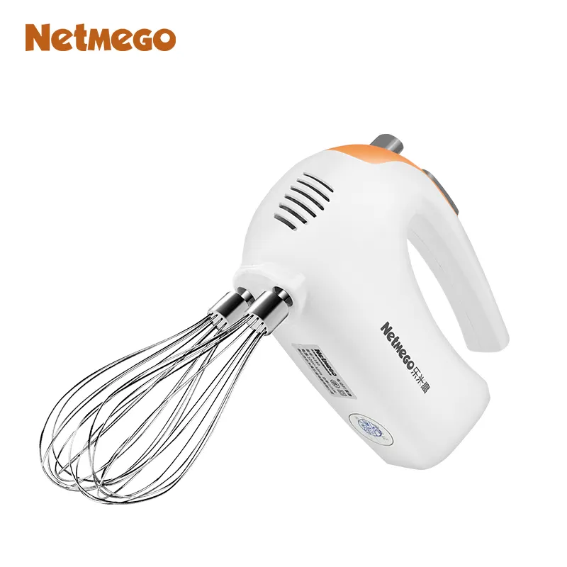 Mini-Speed Hand Mixer in rame a 5 velocità 125 Watt portatile miscelatore elettrico a mano filo fruste * 2