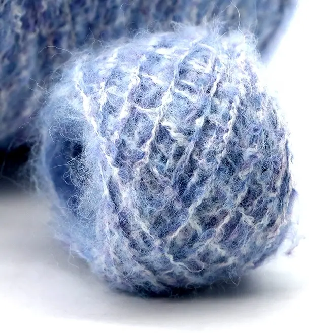 Maglione lavorato a maglia all'uncinetto filo sciarpa filato colorato per maglieria a mano 1/4Nm filato misto cotone Alpaca