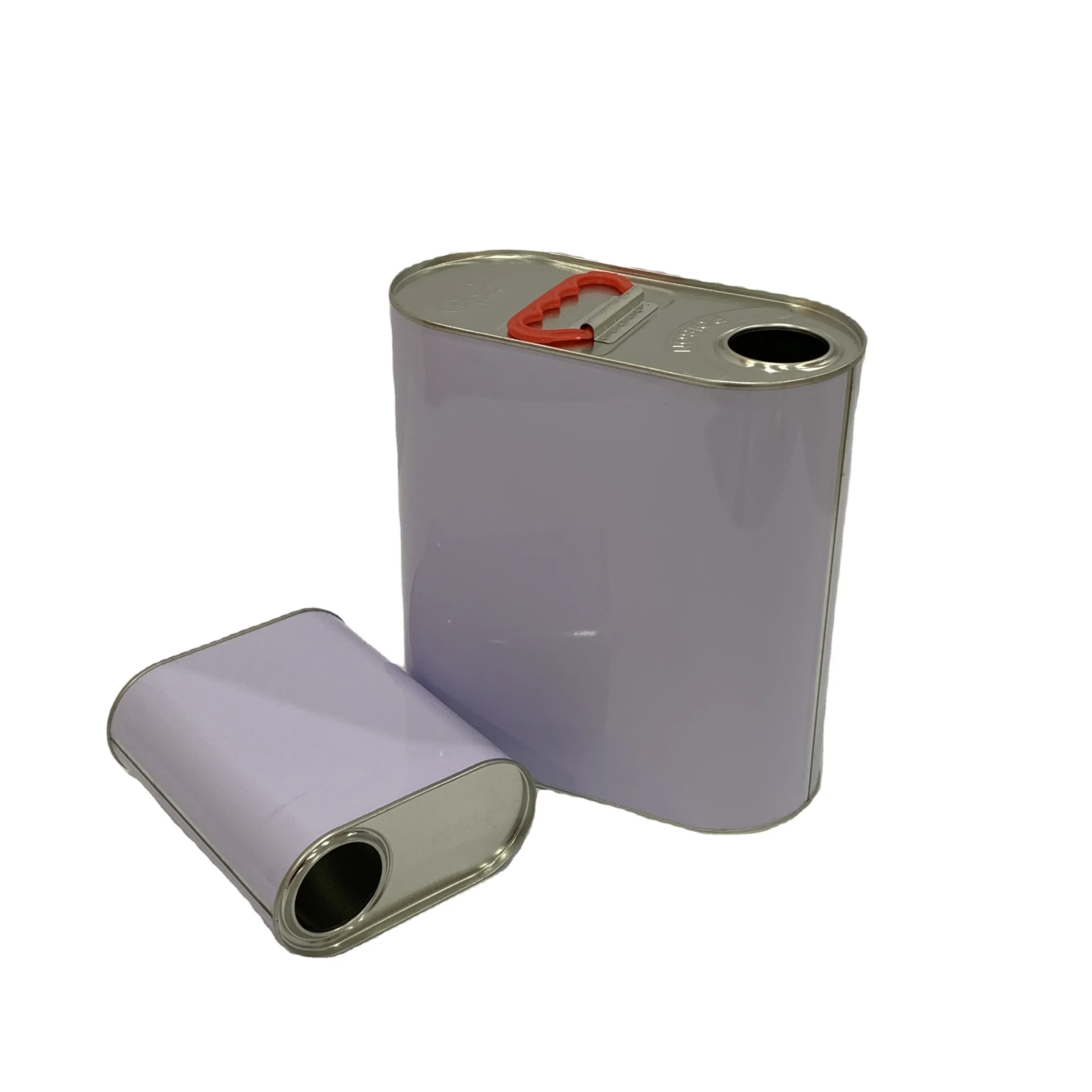 Lattine ellittiche 1L ad alte prestazioni per l'imballaggio chimico pacchetto di sigarette in metallo contenitore di spezie per caffè