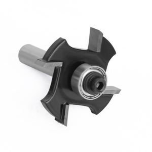 Fräser Holz bearbeitung Lavie 8mm Schaft T-Sloting 4 Klingen Gelenks chlitz schneider Verbindung Schlitz fräser <span class=keywords><strong>Bit</strong></span> Set Fräser Holz bearbeitung-C C08319Z4 - Product Image 4