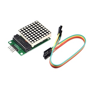 Max7219 Dot matrix Led modulo Display 8x8 blocchi elettronici Dupont cavo Led Driver Board MCU LED Display di controllo