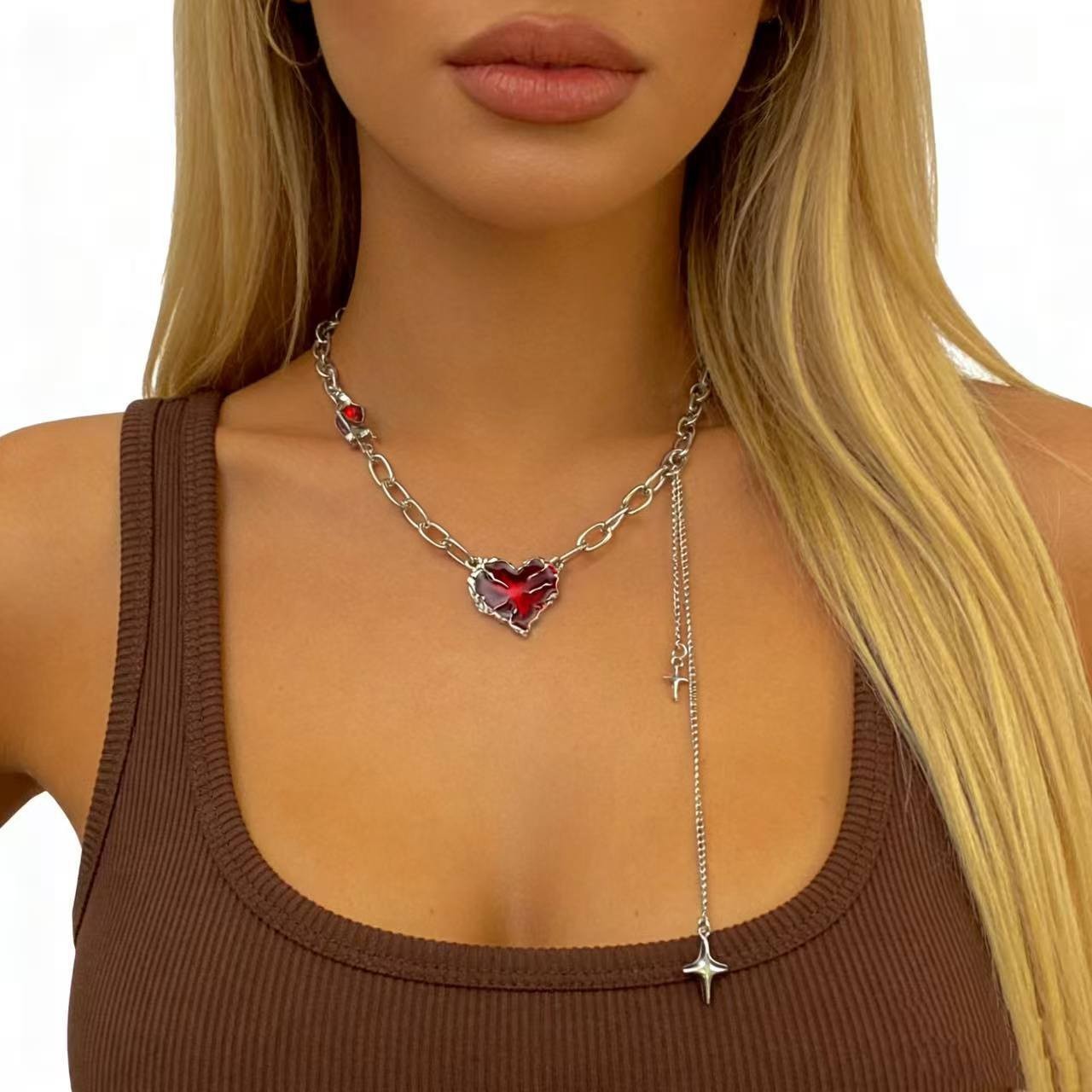 Loving Four-Pointed Star Necklace