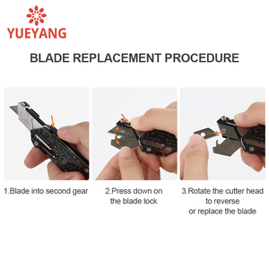 Yueyang Sk5 Lưỡi Gấp Pocket Dao Dễ Dàng Mang Theo Ngoài Trời Tiện Ích Công Cụ Push Button Phong Cách Cho Mở Chai Mini Cutter Lớp Tự Làm - Product Image 4