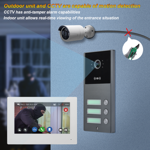 Tuya, Monitor WIFI inteligente de 7 pulgadas, cámara HD de 1080P, sistema de videoportero resistente al agua, intercomunicador de 2 vías, desbloqueo NFC RFIC para exteriores - Product Image 3