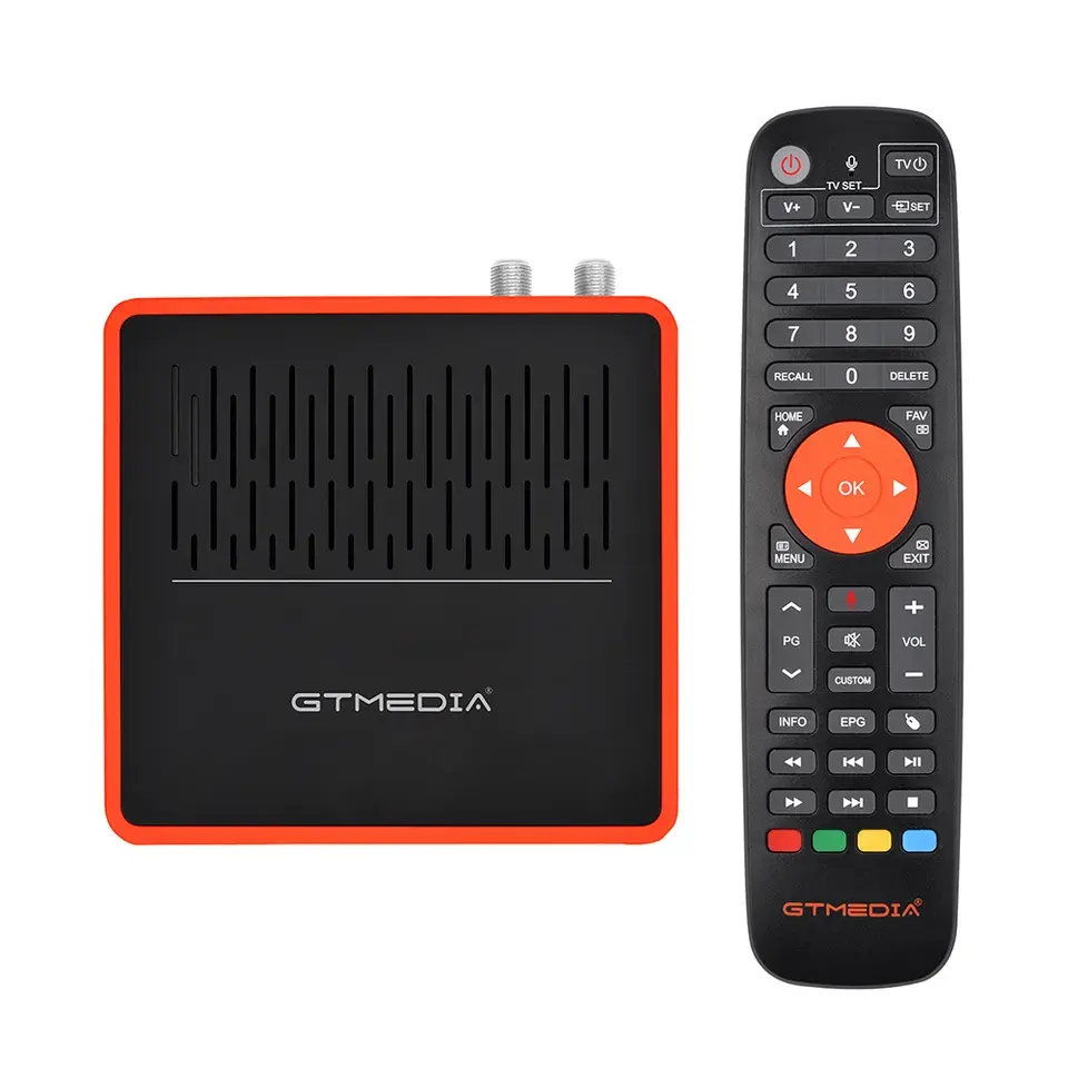 GT MEDIA GT Combo Satelliten empfänger 4K Digital TV SAT Decoder DVB-S/S2/S2X,DVB T/T2/Kabel/ATSC-C(J.83B)/ISDBT HEVC 10BIT H.265