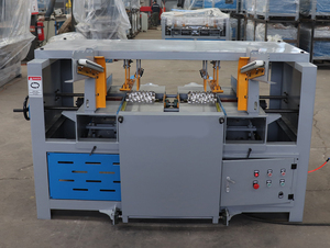 <strong>Automatic</strong> Double Head Wooden Pallets <strong>Notcher</strong> / Wood Grooving / Pallet Making Machine
