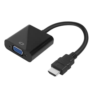 Venta caliente de fábrica HDCP 1,2 HDMI a VGA Cable Video Converter entrada HDMI salida VGA formato 1080p HDMI a VGA adaptador