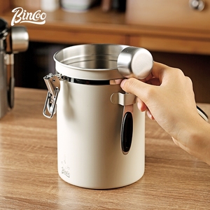 Bincoo ถังเก็บเมล็ดกาแฟแบบปิดผนึก, ถังเก็บผงกาแฟไอเสียทางเดียว1.2L/1.5L/1.8L - Product Image 3