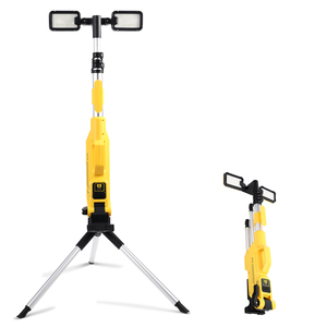 ไฟ LED สำหรับทำงานมือถือชาร์จได้พร้อมตัวยึดสามเหลี่ยมพับได้ - Product Image 1