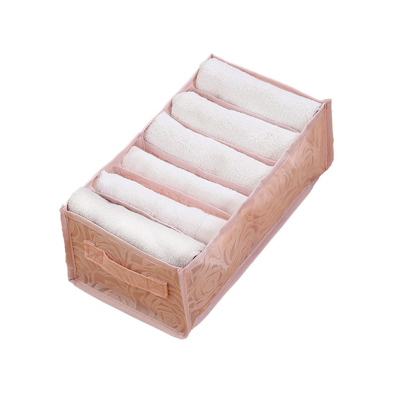 Rose pink small six grids