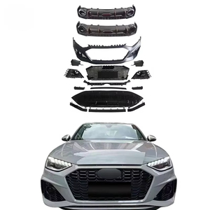 Factory Car Parts RS5 RS4 Style Bumper Body Kit for <strong>Audi</strong> <strong>A4</strong> S4 B9 2020 2021 2022 2023 2024 <strong>A4</strong> to RS4 RS5 Style Bumper Diffuser - Product Image 1