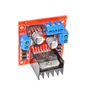 โมดูลควบคุมความเร็วมอเตอร์ <span class=keywords><strong>DC</strong></span> แบบบริดจ์สเต็ปเปอร์มอเตอร์แบบ OKY3195 L298N - Product Image 5