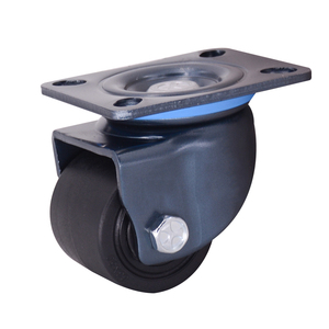 2.5 3 Polegada Preto Mc Nylon Rodízio Rodas Rodízio-rodas-metal Heavy Duty Pequeno Rodízio Rodízios e Rodas de Perfil Baixo - Product Image 2
