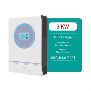 3Kw 3000W 24V純粋正弦波ハイブリッドソーラーインバーター6 V単相インバーターAffordab