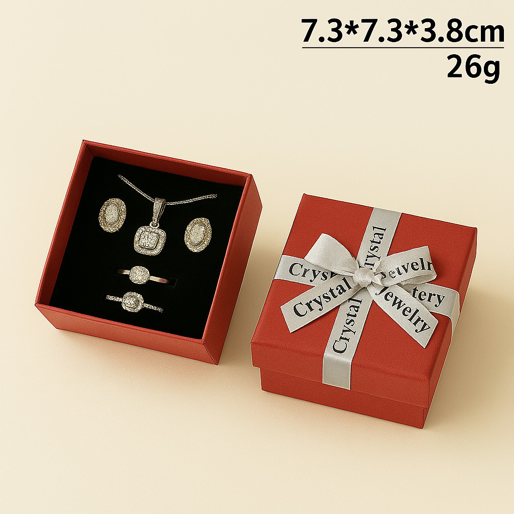 Coffret à bijoux rouge