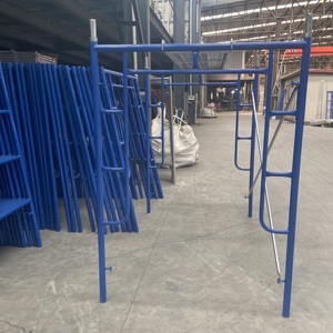 Sistema de andamio de Marco Escalera de acero recubierta de polvo Andamio de Marco móvil para construcción - Product Image 5