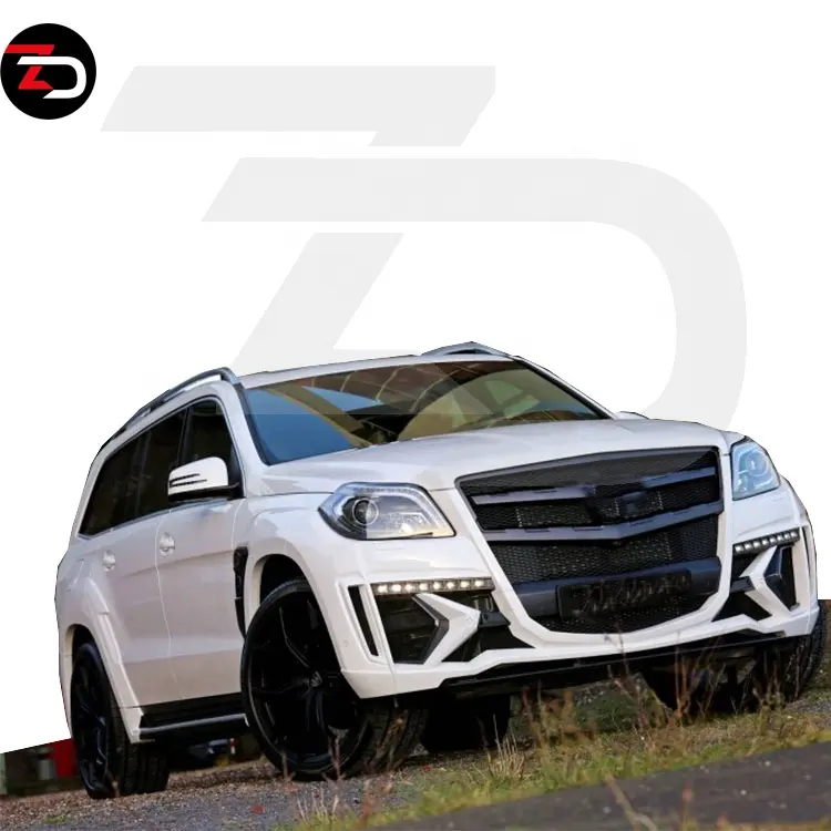 Комплект широких передних бамперов 2013-2015 LT для Mercedes GL Class X166 350 400 450 500 63