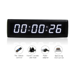 YIZHI GI6T-1.8W orologio da parete digitale LED programmabile ore minuto secondo Display telecomando portatile conto alla rovescia - Product Image 5