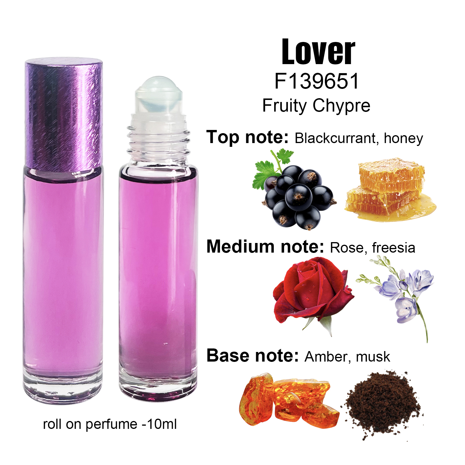 Rouleau d'amant sur 10 ml