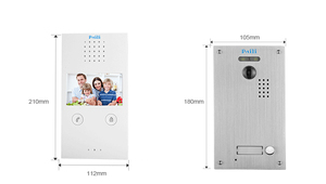 Sistema de intercomunicación de videoportero para apartamentos, sistemas de intercomunicación de control de acceso para edificios de apartamentos - Product Image 2
