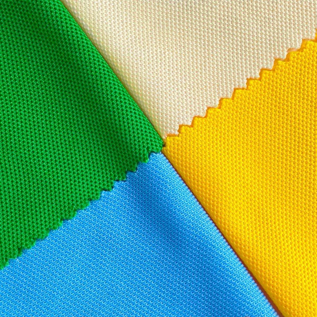 Factory Cheap Price Sustainable Low Stretch 100% Polyester Cylindric PK Mesh Pique Uniform Fabric For T-shirts