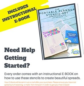 Giấy Nến Kế Hoạch Di Động-Giấy Nến Nhật Ký Hình Vuông Nhỏ X16 Với Các Mẫu Cho Máy Theo Dõi Thói Quen, Lịch, Danh Sách Kiểm Tra, Bữa Ăn Pla - Product Image 3