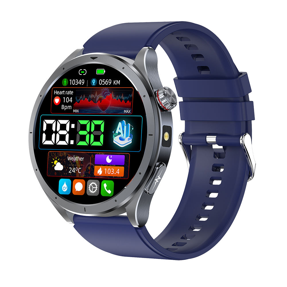 Bracelet en silicone bleu