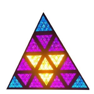 Retro Stage Light Hot Sale Stage Event Club Concert Disco Dmx Rgb <strong>LED</strong> Triangle matrix Light - Product Image 1