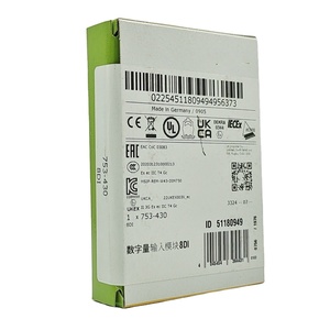 Sistema de E/S 750-430 módulo controlador PLC módulo Original 750 430 SISTEMA DE E/S módulo de entrada Digital PLC 8DI WAGOS 750-430 - Product Image 1