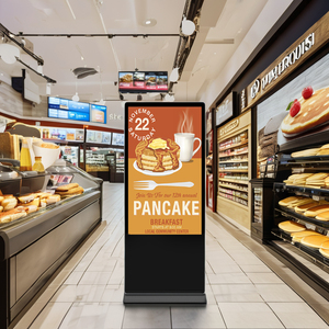 Monitor interactivo de 55 pulgadas, quiosco de pantalla táctil para interiores, sistema Android, entrada WiFi /USB, reproductor de AD automático, publicidad de pie - Product Image 2