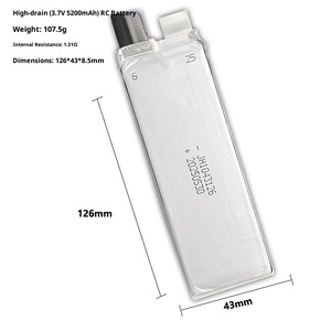 Jhpower sửa đổi FPV mô hình máy bay trạng thái rắn pin 2200 xe khẩn cấp bắt đầu 3.7V năng lượng lưu trữ 8000mAh điều khiển từ xa tàu - Product Image 5