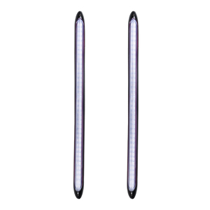2個の<span class=keywords><strong>Led</strong></span>カーDRLデイタイムランニングライト防水ユニバーサルDC12Vオートヘッドライトシーケンシャルターンシグナルイエローフローデイライト