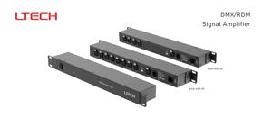 LTECH DMX/RDM 5-pin XLR Signal Amplifier and <strong>Distributor</strong> <strong>4</strong>-way Stage Lighting Signal Amplifier - Product Image 2