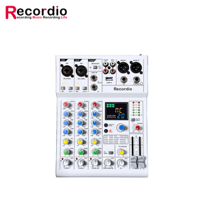 Mezclador multifuncional de 4 canales, interfaz de Audio, Mini PROCESADOR DE Audio para Podcast de estudio, 1 unidad - Product Image 1