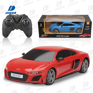 PNCของเล่นลิขสิทธิ์รถเด็ก 1/16 2.4Ghzรีโมทคอนโทรลรถของเล่นฟังก์ชั่นเต็มรูปแบบAudi R8 Coupe RCรถพร้อมไฟหน้า-12KM