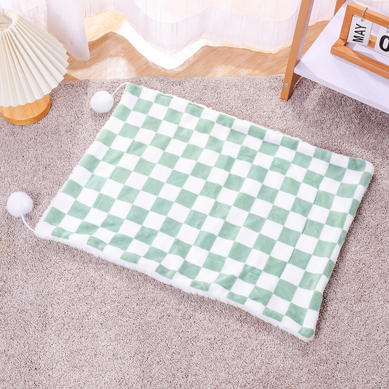Pompom - Couverture Vert