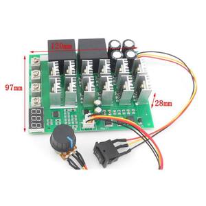 DC 10-55V 12V 24V 36V 48V 55V 100A regolatore di velocità del motore PWM HHO RC interruttore di controllo di retromarcia con schermo a LED - Product Image 6