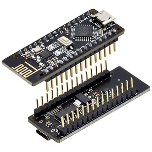 RF-Nano für Arduino Nano V3.0, Micro-USB Nano Board ATmega328P QFN32 5V 16M CH340, integrierte NRF24L01+2.4G kabellos