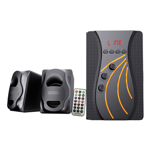 Altavoz LED para computadora con entrada RCA Altavoz activo profesional 2,1 para audio multimedia