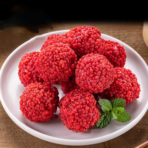 HACCP Halal Lychee tôm bóng giòn hạt hoa đỏ panko bánh mì vụn - Product Image 6