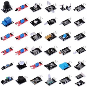 Kit de módulo de sensor de 37 piezas Programación de varios sensores Módulo de aprendizaje con módulo de sensor Kit de inicio