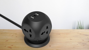 Presa di estensione della ricarica rapida da 20W con 4 prese e 2 porte USB a presa universale per il Regno Unito corrente nominale 13A/10A - Product Image 6