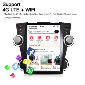 12.1&quot; for <strong>Toyota</strong> <strong>Highlander</strong> 2009-2014 Android 13 <strong>Car</strong> Radio for Tesla Vertical Screen Navigation Stereo Multimedia Player <strong>GPS</strong> BT - Product Image 6